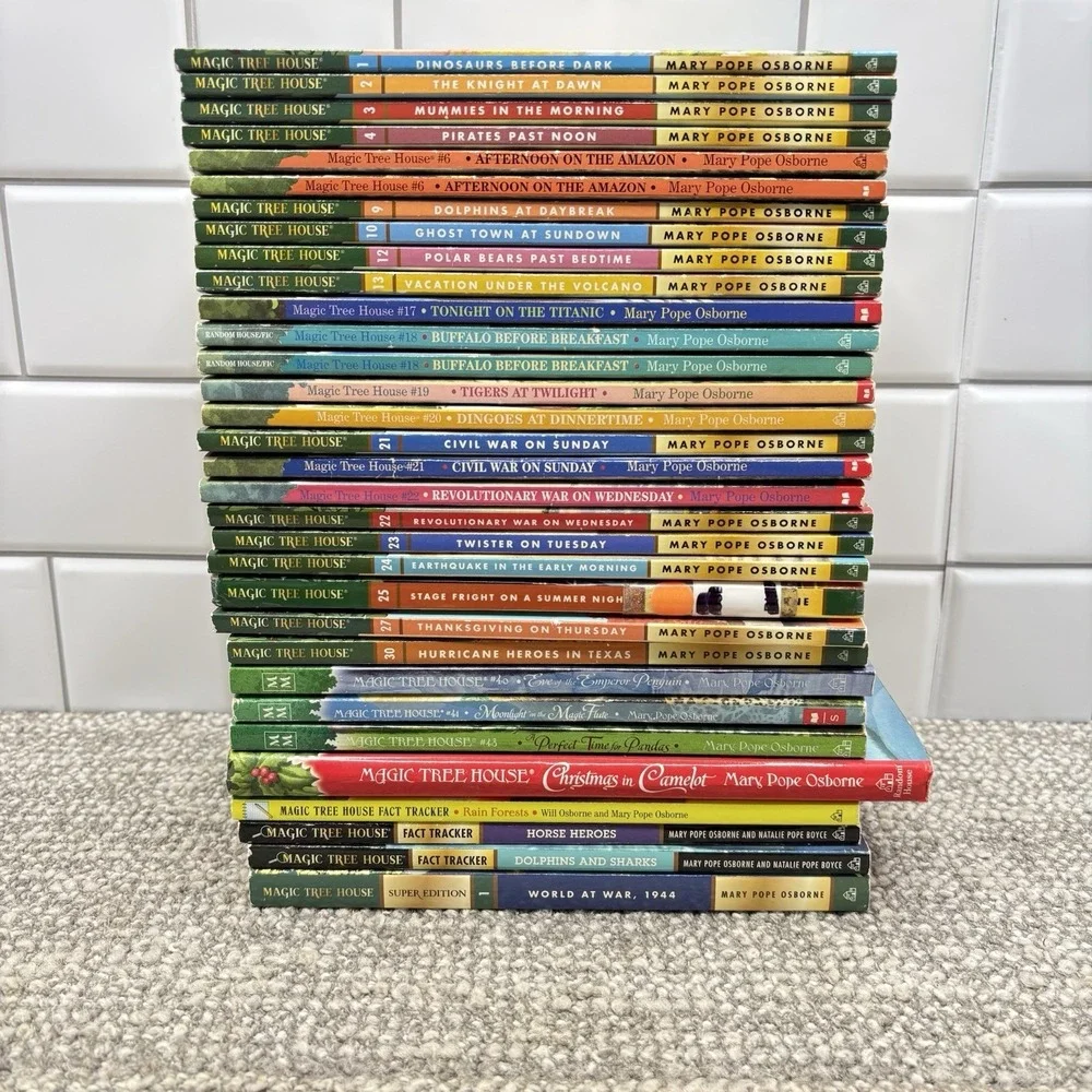 Magic‎ Treehouse Set Of 32 Books Assorted Titles EUC Mary Pope Osborne